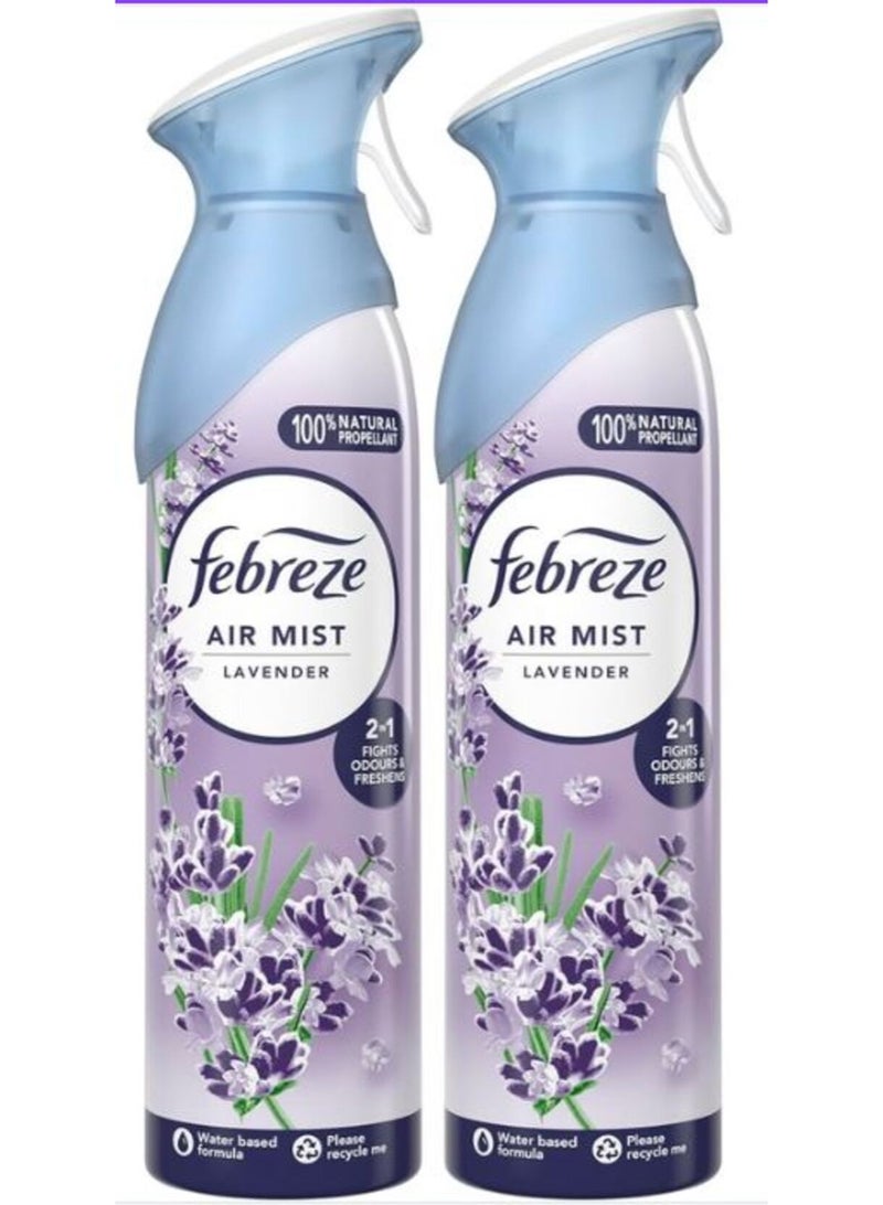 Lavender Air Freshener Spray, 185ML 2PC